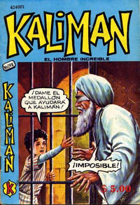 Cover Thumbnail for Kalimán El Hombre Increíble (Promotora K, 1965 series) #798