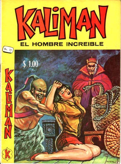 Cover for Kalimán El Hombre Increíble (Promotora K, 1965 series) #72