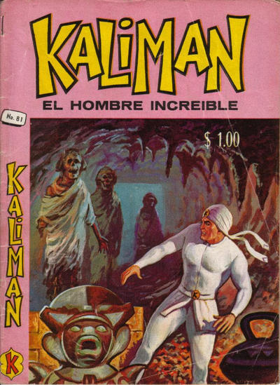 Cover for Kalimán El Hombre Increíble (Promotora K, 1965 series) #81