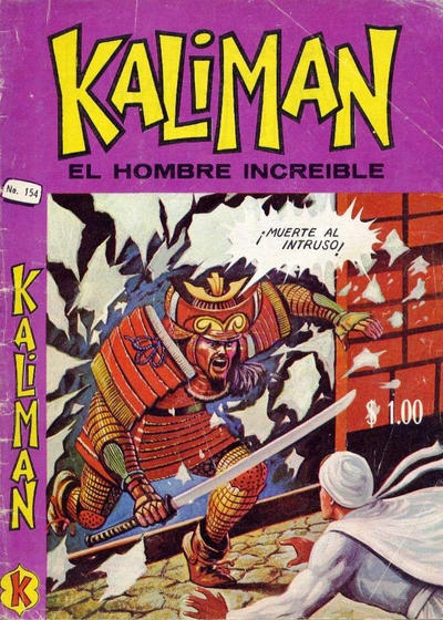 Cover for Kalimán El Hombre Increíble (Promotora K, 1965 series) #154