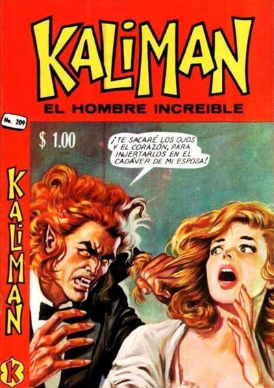 Cover for Kalimán El Hombre Increíble (Promotora K, 1965 series) #209