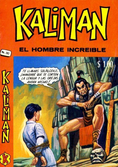 Cover for Kalimán El Hombre Increíble (Promotora K, 1965 series) #282
