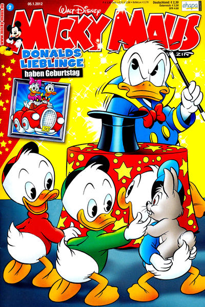 Cover for Micky Maus (Egmont Ehapa, 1951 series) #2/2012