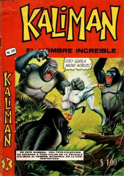 Cover for Kalimán El Hombre Increíble (Promotora K, 1965 series) #330