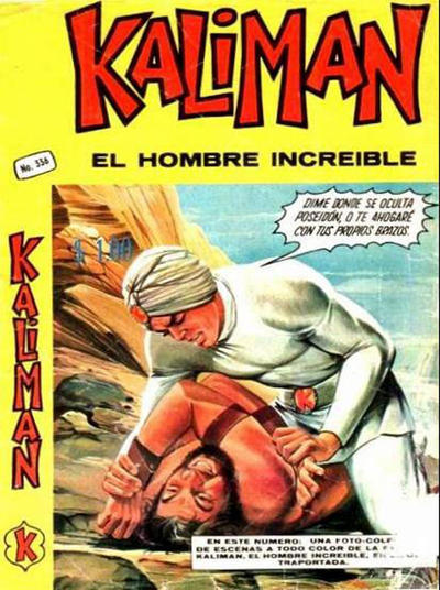 Cover for Kalimán El Hombre Increíble (Promotora K, 1965 series) #336