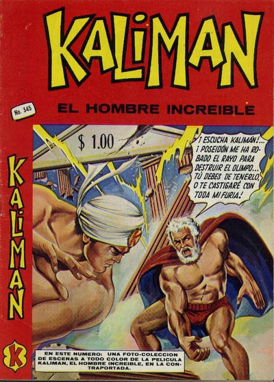 Cover for Kalimán El Hombre Increíble (Promotora K, 1965 series) #345