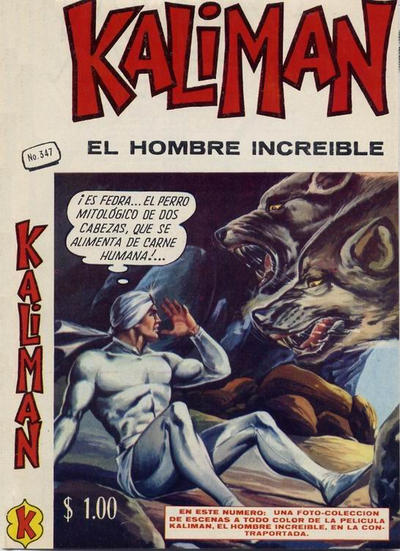 Cover for Kalimán El Hombre Increíble (Promotora K, 1965 series) #347