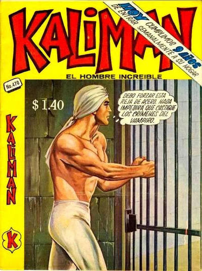 Cover for Kalimán El Hombre Increíble (Promotora K, 1965 series) #470