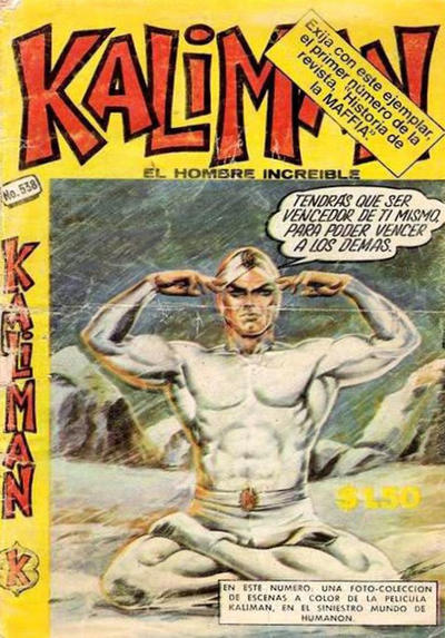 Cover for Kalimán El Hombre Increíble (Promotora K, 1965 series) #538