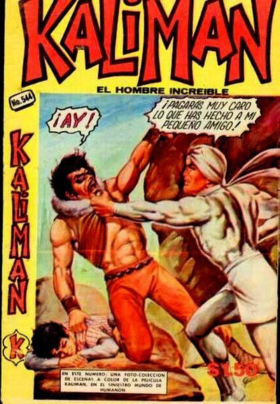 Cover for Kalimán El Hombre Increíble (Promotora K, 1965 series) #544
