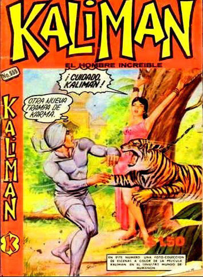 Cover for Kalimán El Hombre Increíble (Promotora K, 1965 series) #555