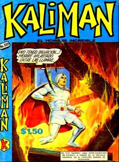Cover for Kalimán El Hombre Increíble (Promotora K, 1965 series) #559