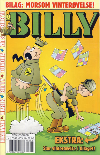 Cover for Billy (Hjemmet / Egmont, 1998 series) #3/2017