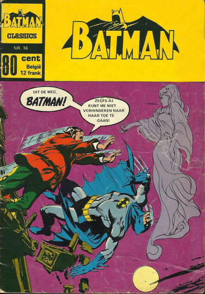 Cover for Batman Classics (Classics/Williams, 1970 series) #16