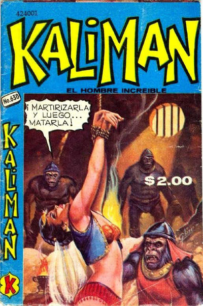 Cover for Kalimán El Hombre Increíble (Promotora K, 1965 series) #630