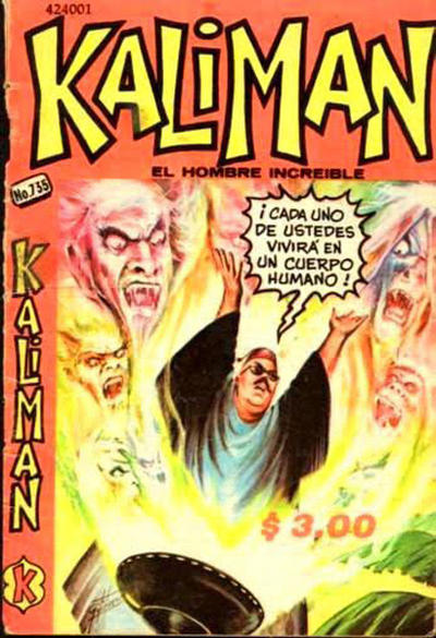 Cover for Kalimán El Hombre Increíble (Promotora K, 1965 series) #735
