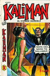 Cover Thumbnail for Kalimán El Hombre Increíble (Promotora K, 1965 series) #837