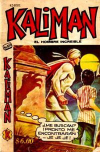 Cover Thumbnail for Kalimán El Hombre Increíble (Promotora K, 1965 series) #845