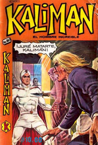 Cover Thumbnail for Kalimán El Hombre Increíble (Promotora K, 1965 series) #865