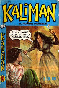 Cover Thumbnail for Kalimán El Hombre Increíble (Promotora K, 1965 series) #875