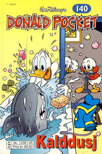 Cover for Donald Pocket (Hjemmet / Egmont, 1968 series) #140 - Kalddusj [2. utgave bc 239 05]