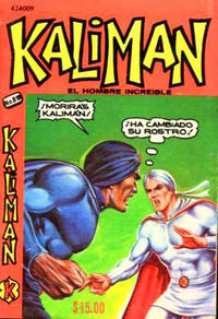 Cover Thumbnail for Kalimán El Hombre Increíble (Promotora K, 1965 series) #918