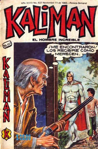 Cover Thumbnail for Kalimán El Hombre Increíble (Promotora K, 1965 series) #937