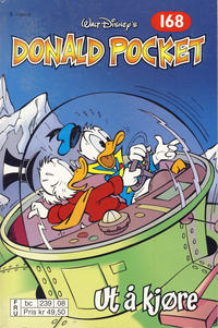 Cover Thumbnail for Donald Pocket (Hjemmet / Egmont, 1968 series) #168 - Ut å kjøre [2. utgave bc 239 08]
