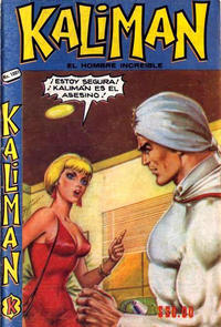 Cover Thumbnail for Kalimán El Hombre Increíble (Promotora K, 1965 series) #1001
