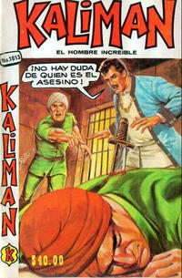 Cover Thumbnail for Kalimán El Hombre Increíble (Promotora K, 1965 series) #1013