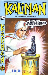 Cover Thumbnail for Kalimán El Hombre Increíble (Promotora K, 1965 series) #1022