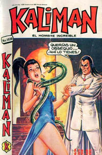 Cover Thumbnail for Kalimán El Hombre Increíble (Promotora K, 1965 series) #1036