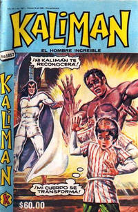 Cover Thumbnail for Kalimán El Hombre Increíble (Promotora K, 1965 series) #1057
