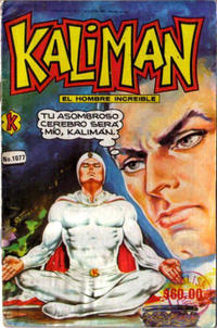 Cover Thumbnail for Kalimán El Hombre Increíble (Promotora K, 1965 series) #1077