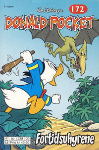 Cover Thumbnail for Donald Pocket (Hjemmet / Egmont, 1968 series) #172 - Fortidsuhyrene [2. utgave bc 239 09]