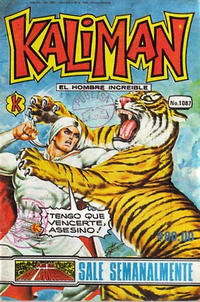 Cover Thumbnail for Kalimán El Hombre Increíble (Promotora K, 1965 series) #1087
