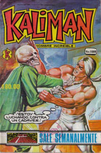 Cover Thumbnail for Kalimán El Hombre Increíble (Promotora K, 1965 series) #1088