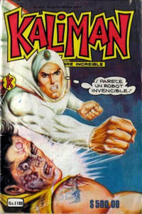 Cover Thumbnail for Kalimán El Hombre Increíble (Promotora K, 1965 series) #1180