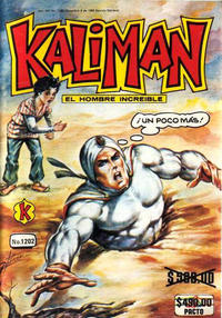 Cover Thumbnail for Kalimán El Hombre Increíble (Promotora K, 1965 series) #1202