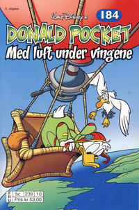 Cover Thumbnail for Donald Pocket (Hjemmet / Egmont, 1968 series) #184 - Med luft under vingene [2. utgave bc 239 10]