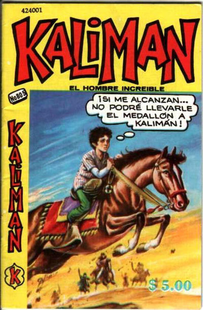 Cover for Kalimán El Hombre Increíble (Promotora K, 1965 series) #805