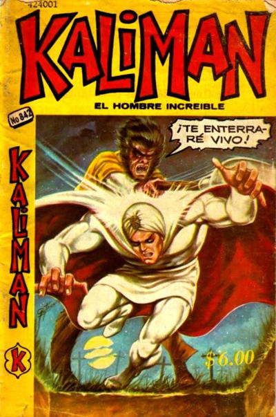 Cover for Kalimán El Hombre Increíble (Promotora K, 1965 series) #842