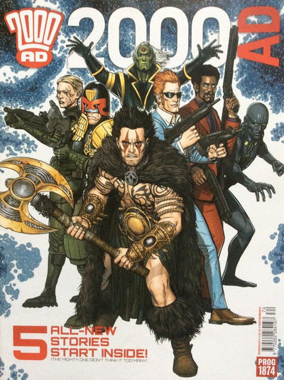 Cover for 2000 AD (Rebellion, 2001 series) #1874