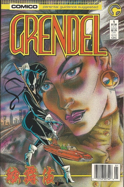 Cover for Grendel (Comico, 1986 series) #1 [Newsstand]