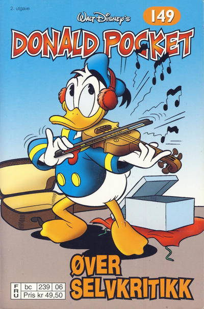 Cover for Donald Pocket (Hjemmet / Egmont, 1968 series) #149 - Donald øver selvkritikk [2. utgave bc 239 06]