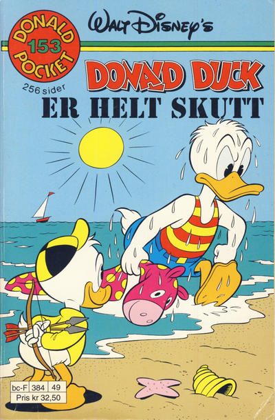 Cover for Donald Pocket (Hjemmet / Egmont, 1968 series) #153 - Donald Duck er helt skutt [Reutsendelse]