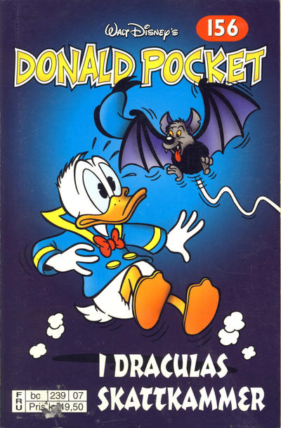 Cover for Donald Pocket (Hjemmet / Egmont, 1968 series) #156 - I Draculas skattkammer [2. utgave bc 239 07]
