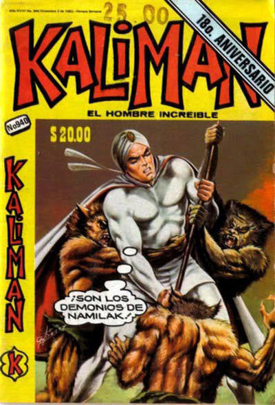 Cover for Kalimán El Hombre Increíble (Promotora K, 1965 series) #940