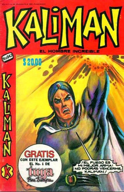 Cover for Kalimán El Hombre Increíble (Promotora K, 1965 series) #943