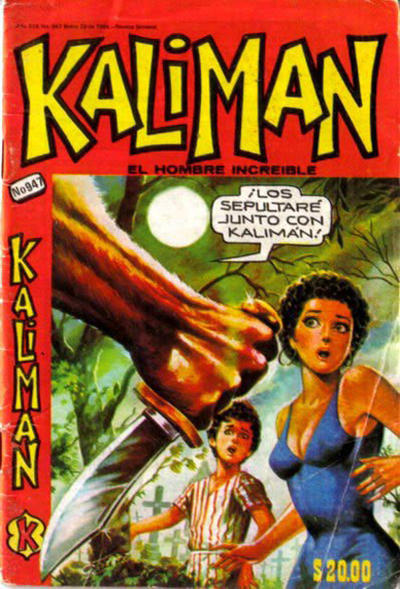 Cover for Kalimán El Hombre Increíble (Promotora K, 1965 series) #947